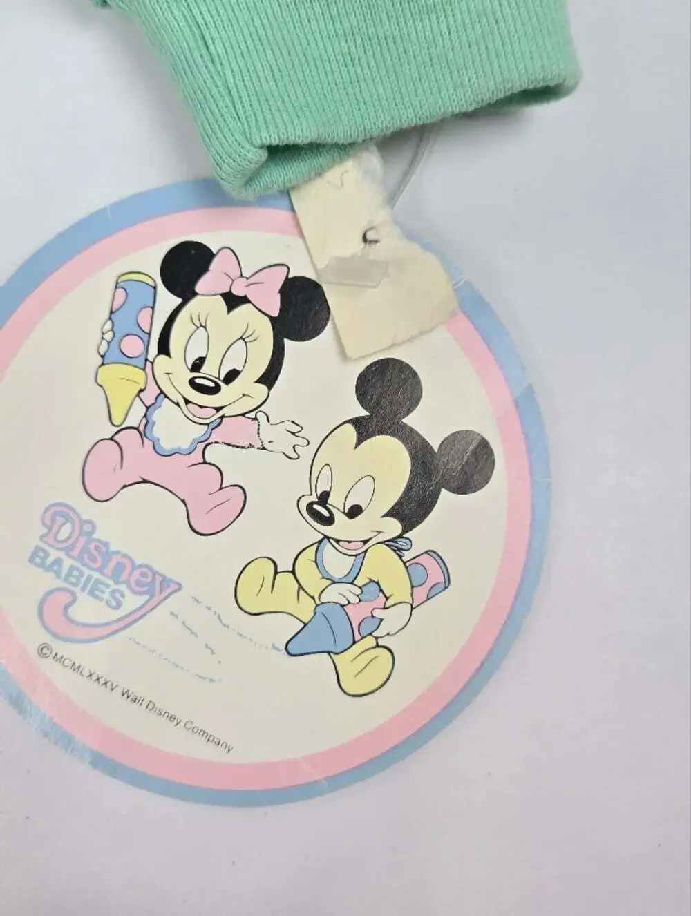 Vintage 1985 Disney Babies Mickey Minnie Donald Baby Romper S (6-12) NEW  Canada